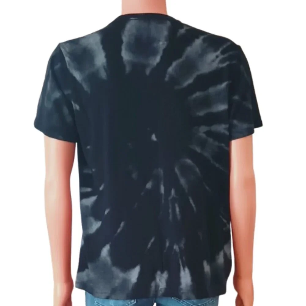Friends Tie Dye Tee Shirt XL Men's Pull Over Black and White TV Series